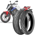 2 Pneu Moto Honda Cb500F Technic 160/60-17 69v 120/70-17 58v Stroker
