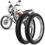 2 Pneu Moto Honda CG Titan 90/90-18 57p 2.75-18 48P BS32 - Rinaldi