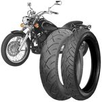 2 Pneu Moto Yamaha Drag Star Technic 170/80-15 77h 100/90-19 57h Iron