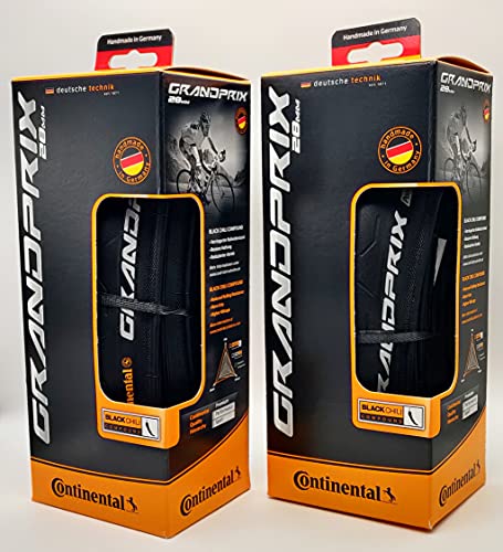 Continental Grand Prix All Rounder Bicycle 700 x 28 Black Chili Clincher dobrável - Par 2 pneus