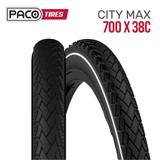Par Pneus 700 Speed Paco City Max 700x38c C/ Faixa Refletiva